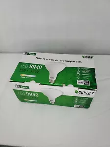 SUNCO 8 PACK BR40 FLOOD LED LIGHT BULB 17W (100W) 1400 LUMEN 2700k SOFT DIMMABLE - Picture 1 of 4
