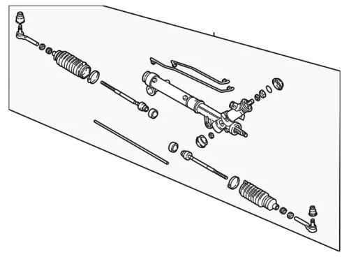 Conjunto de engranaje personalizado de dirección Buick Century 3,1 L genuino GM 1997-2002 26079913 Foto 1 de 2