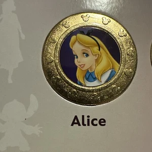Wonder Ball Münze - Disney 100th Anniversary - Alice Bell - Neu, - Bild 1 von 1