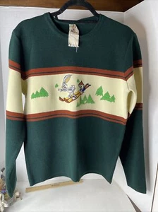 Vintage 1970’s Alfie California That’s All Folks Bugs Bunny Warner Bros Sweater - Picture 1 of 9
