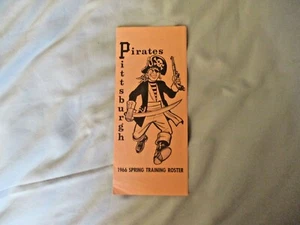 1966 PITTSBURGH PIRATES ROSTER Programa Roberto Clemente Béisbol Willie Stargell - Imagen 1 de 4
