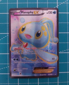 Pokémon - XY Breakpoint - Manaphy EX arte completo ultra raro - 116/122 casi nuevo - Imagen 1 de 2