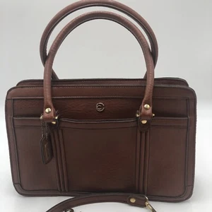 Cartera bandolera de cuero marrón Cornell de colección - Imagen 1 de 12