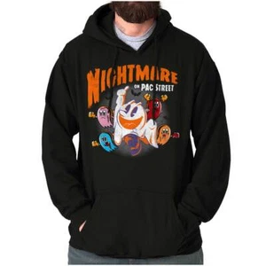 Halloween PACMAN Nightmare on Pac Street Hoodie Hooded Sweatshirt Men Women - Picture 1 of 7