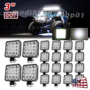 20PCS 4" LED Work Light Bar Flood Spot Pods Fog Driving Off-Road Tractor 4WD 3" - Picture 1 of 9