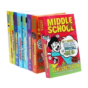 Middle School By James Patterson 8 Books Collection Set - Ages 9-14 - Paperback - Picture 1 of 4