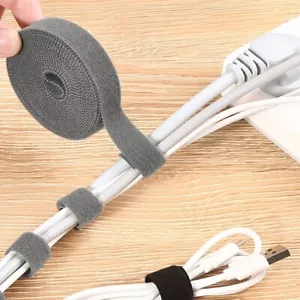 Multi Purpose Data Cable Management Ties With Magic Sticker Cable Ties - Picture 1 of 10