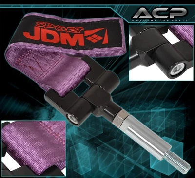 Adaptador de correa de gancho de remolque para parachoques trasero Jdm Sport atornillado para Scion Tc 05-08 púrpura Foto 1 de 3