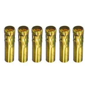 Candle Socket Covers 4 Inch Chandelier Sleeves Bulb Gold Bronze Pack of 6 - Picture 1 of 5