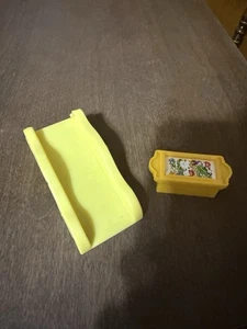 Little People Klip Klop Disney Princess Rampe & Futtertrog nur gelb - Bild 1 von 9