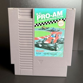 R.C. Pro-Am (Nintendo, NES) Authentic Game Cartridge Only Cleaned Tested