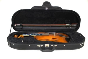 Bellafina Violin Outfit Niccolo ML-20 Half Moon Case/Brazilwood Bow 4/4 - Picture 1 of 22
