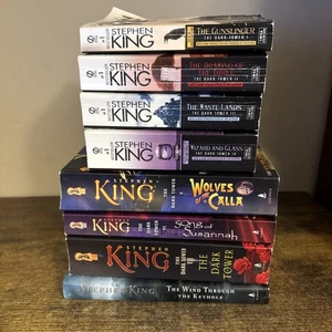 Stephen King Complete Dark Tower Series Set ALL 8 Books w/Wind Through Key Hole - Foto 1 di 2