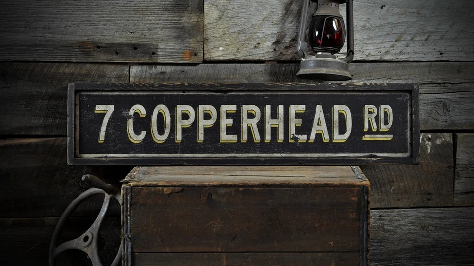 Уличный знак состаренный на заказ - деревенский винтажный деревянный ручной работы - Изображение 1 из 1