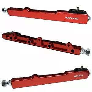 Red High Flow Fuel Rail for Honda Civic and Acura Integra B Series Only - Picture 1 of 4