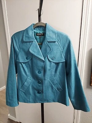Jones New York Women's Beautiful Teal Blazer Jacket, NWT, Size 12 - Image 1 of 4