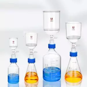 250ml-3000ml Flask/Bottles + Filter Funnel Set for Chemistry Lab Glassware - Picture 1 of 12