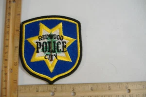REDWOOD CALIFORNIA POLICE FABRIC PATCH - Picture 1 of 2