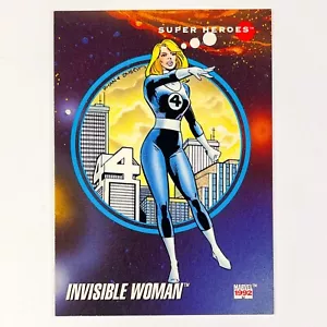 Marvel Impel 1992 Carta collezionabile donna invisibile supereroi 34 serie 3 MCU - Foto 1 di 2