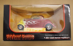 WIX FILTERS 1934 FORD COUPE 1:25 DIE CAST CAR CANDY APPLE RED FIRST GEAR NEW NIB - Picture 1 of 8