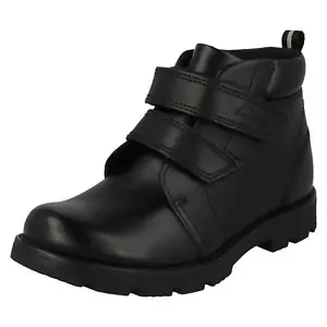 Jungen Clarks leichte Klettverschluss Stiefeletten Heide hoch - Bild 1 von 10