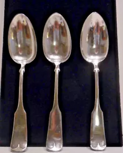 3 Wm. Cucharas para servir plato de plata A. Rogers A1 XXX - Imagen 1 de 4