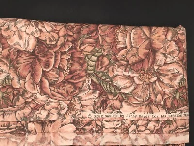 Tela RJR de Jinny Breyer Rose Garden rosa malva MCM Foto 1 de 4