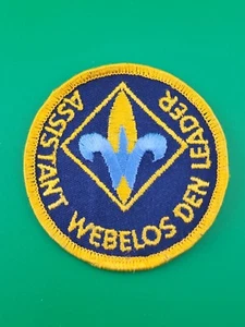 Asistente Webelos Den Leader Parche Frontera Amarilla Cub Scouts BSA America - Imagen 1 de 2