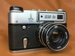 CAMERA FED 5B With the Olympic sign INDUSTAR 61L 2.8/55mm Vintage USSR - Picture 1 of 12