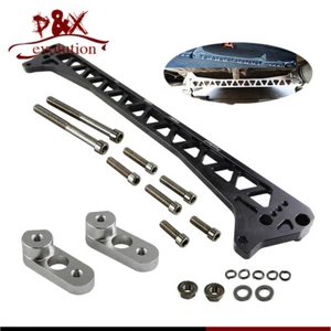 Black Rear Subframe Brace for Honda Civic/Del Sol/CRX Acura Integra EF/EG/DC - Picture 1 of 9