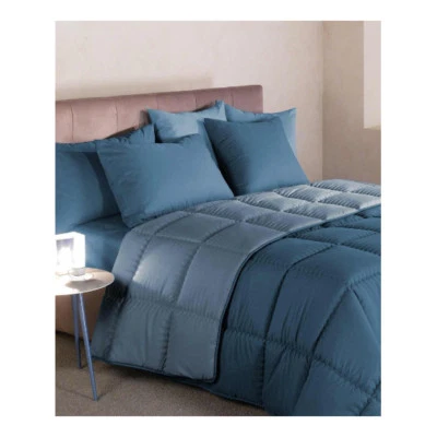 Trapunta/Piumone 1 piazza e mezza Caleffi "Modern" tinta unita double face - Immagine 1 di 4