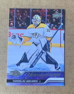 2023-24 Upper Deck Series 1 Yaroslav Askarov Young Guns #204 Nashville Predators