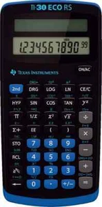 TI-30ECO RS Texas Instruments Schulrechner Solar - Taschenrechner - Bild 1 von 1