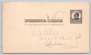 Undivided Back Pre Stamped Postal Card c1920s - Picture 1 of 2