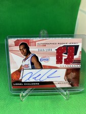 2004-05 SPx #121 Lionel Chalmers Clippers Jersey Auto Autograph Rookie RC /1999