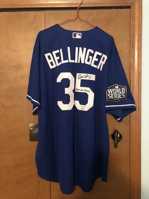 Camiseta Nike Firmada/Autografiada por Cody Bellinger con Insc Fanatics LA Dodgers WSC Foto 1 de 4