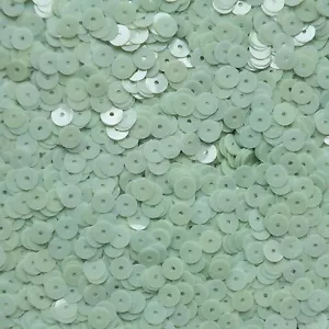 Lentejuelas de 6mm Verde menta opaco. Hecho en USA - Imagen 1 de 2