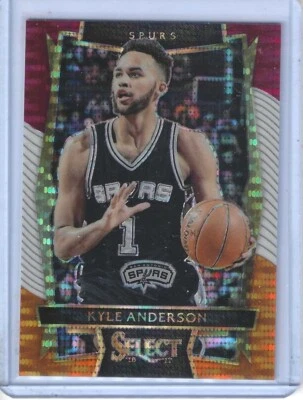 2016-17 Panini Select Kyle Anderson Tri-Color Prizm #15 - Image 1 of 2