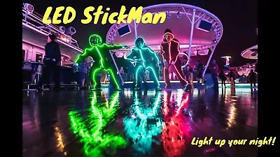 Il Tuo Costume Di Halloween - Lo Stickman A LED • 173.17€