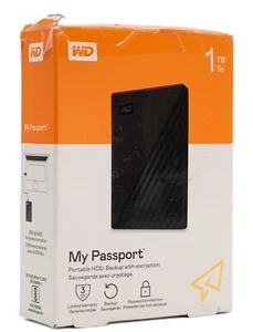 Western Digital WD My Passport 1TB WDBYVG0010BBK-WESN - Afbeelding 1 van 4