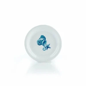Fiesta® 6.5" Appetizer Plate | Coastal Seahorse - Picture 1 of 5