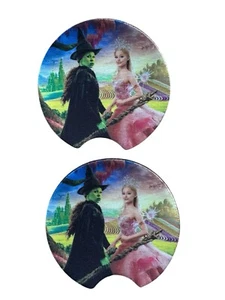 Wicked Oz Car Cup Holder Coasters Pink Green And Black New - Bild 1 von 2
