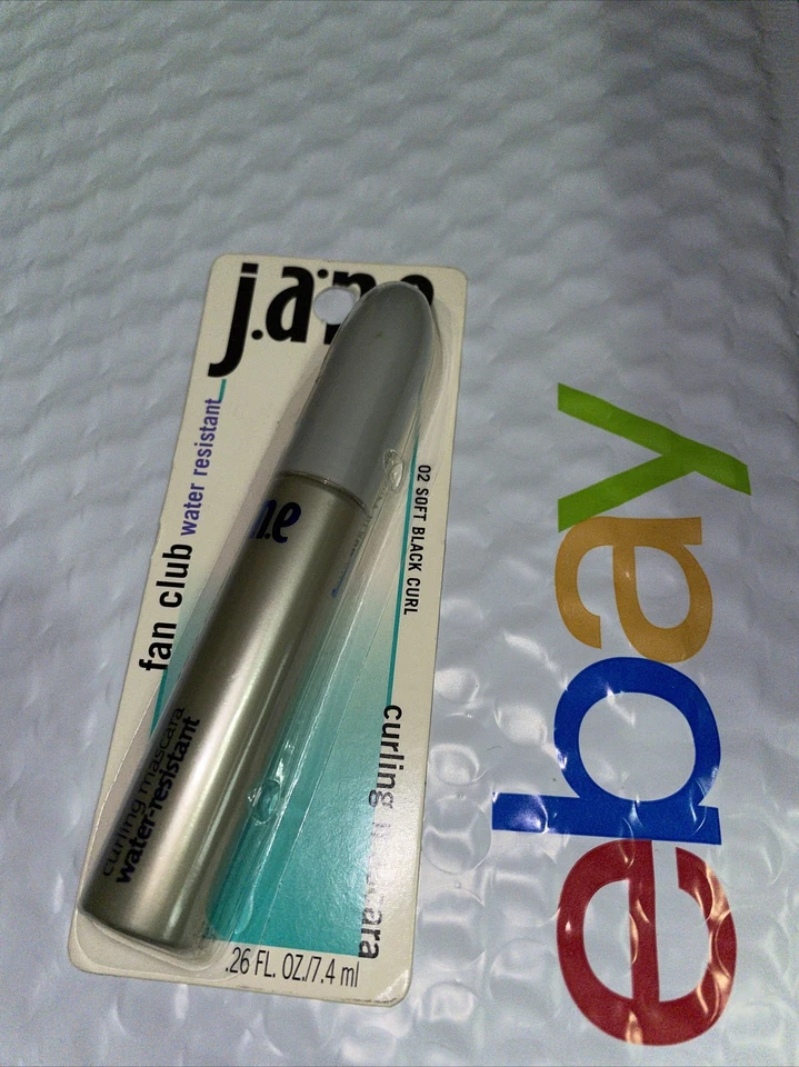 Máscara de pestañas y cejas Jane Hi-Fiber #02 negra suave SELLADA TAMAÑO COMPLETO Foto 1 de 2