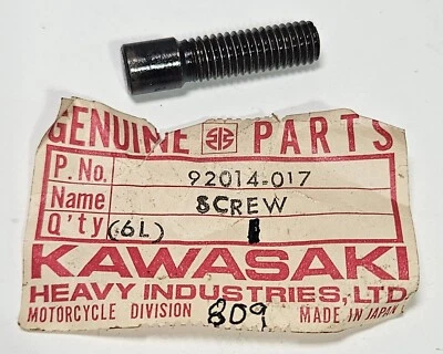 1 NOS 1977-82 Kawasaki KX KDX KE 250 KX250 KDX250 KE250 Clutch Slotted Screw OEM - Image 1 of 2