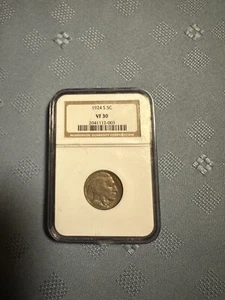 1924S NGC VF30 Buffalo Nickel - Picture 1 of 2