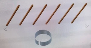 SONY Stylus Pen REPLACEMENT Tips Model # DPTA-PTH1- 6 Hard Felt Tips Free Ship - Picture 1 of 2
