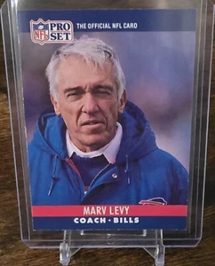 1990 Pro Set - #48 Marv Levy Buffalo Bills - Picture 1 of 2