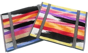 MISSONI HOME TWO HAND TOWELS COTTON VELOUR 40X70cm SUPER ABSORBING HOMER 156 - Picture 1 of 7