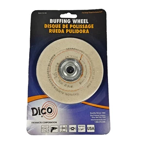 Dico Cotton Medium Cushion Buffing Wheel #36 4" 7000120 - Picture 1 of 2
