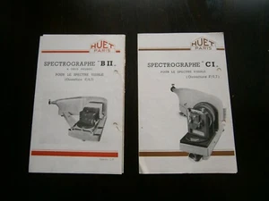 2 folletos del espectrógrafo Huet Paris - Imagen 1 de 2